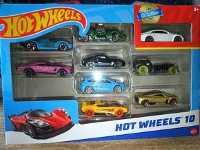 Hot Wheels set 10 autíček