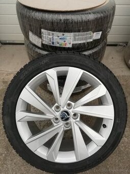 Alu kola 5x100 r17 zimní pneumatiky 215/45 r17 nové nejeté