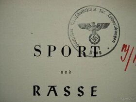 Prof.Dr. LOTHAR GOTTLIEB TIRALA SPORT a RASA 1936