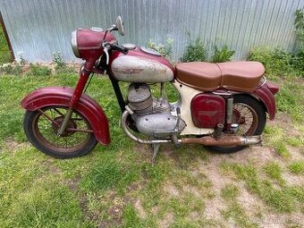 Jawa 350 / 354 Pulbuben r.v. 1955 s Doklady