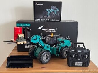RC Kovový nakladač 1:14 + nástavce - 1