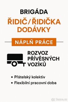 🚛 HLEDÁME ŘIDIČE NA BRIGÁDU
