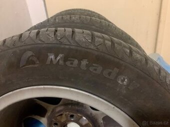 Letní pneumatiky Matador 185/60 R14 + plechové disky – 4 ks