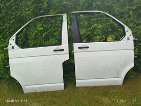 VW T6 bile dvere neposkozene neopravovane