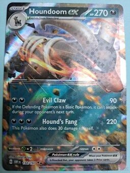 Pokemon karta "Houndoom ex" (134/197) - Obsidian Flame