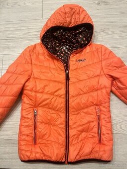 Bunda dívčí zimní s kapucí