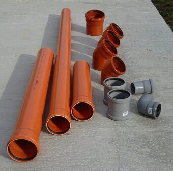 Nové KG a HT kanalizační trubky od 45,-