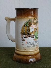Keramický Korbel Půllitr Pivní Otčenáš