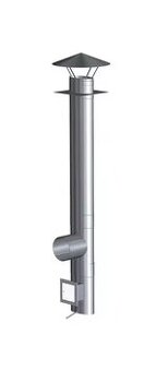 Prodám nové pevné nerezové komínové vložky/roury tl. 1m,BLK