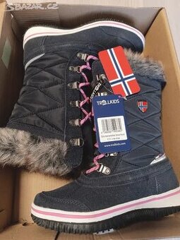 Nové zimní boty Trollkids s membránou vel. 34