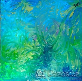 Nevidomá malířka Lea-obraz Song 2019