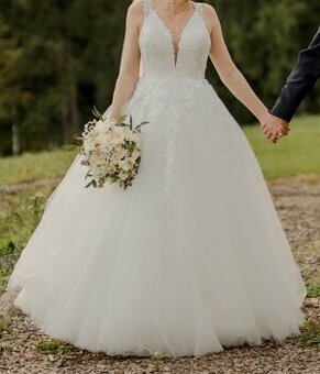 Princeznovské svatební šaty