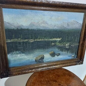 Obraz na platne.pod Alpami