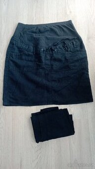 Těhotenská sukně a legíny