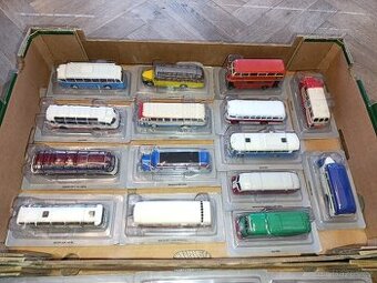Modely Kultovní autobusy minulé éry DeAgostini 1/72