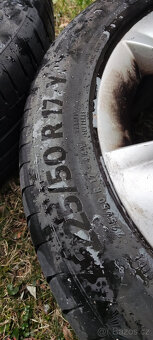 Alu hliniková kola škoda YETI 225/50 R17