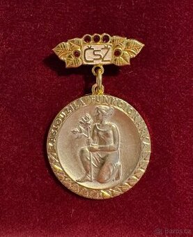 Medaile Československého svazu žen zasloužilá funkcionářka