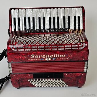 taliansky akordeon serenellini 72bas 4hlas jedinecny kus