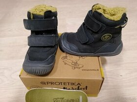 Zimní chlapecké kožené barefoot boty 23 - 1