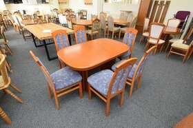 Jídelní stůl a židle 6 ks - 1