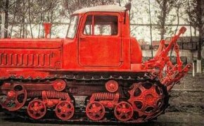 Ramena hydrauliky pásový traktor DT 75