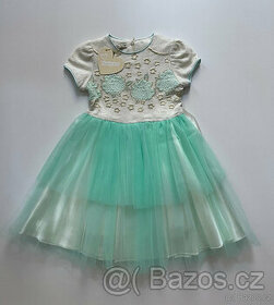 Dětské slavnostní šaty princezna 6-7 let 116-122 cm