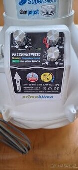 Odhlučněný ventilátor Prima klima PK 125 WHSPECTC 800/m3