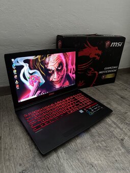 HERNÍ NOTEBOOK MSI- i5/SSD+HDD/GTX/WIN