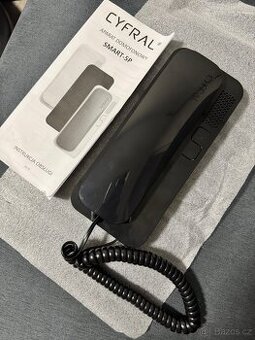 Domovní telefon UNIFON ČERNÝ PRO ANALOGOVÝ INTERKOM