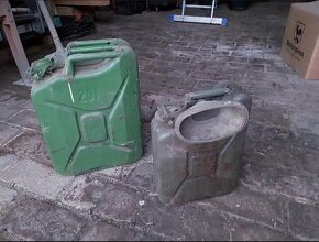 Plechový kanystr - 20l, 10l - 1