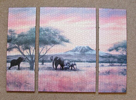 Puzzle Afrika Kilimandžáro