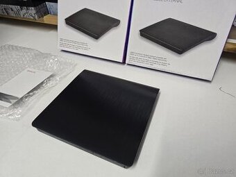 Externí USB3 vypalovačka CD / DVD SLIM