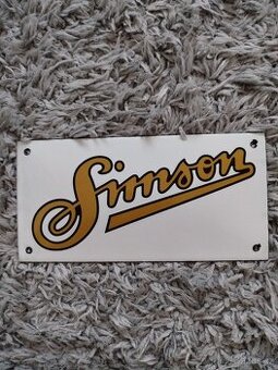 Plechová cedule simson - 1
