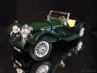 Jaguar SS100 1937 zelený Bburago 1/18 - 1