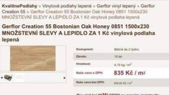 Vinylová podlaha