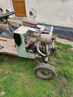 Malotraktor domácí výroby na dodelani