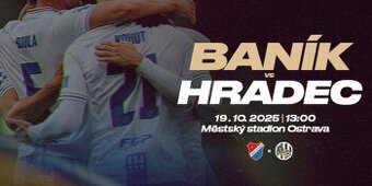 Baník - Hradec Králové 19.10 2lístky B5 15řada