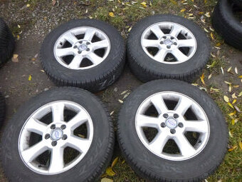 4x or. alu disky volvo, zimní pneu 215/65 r16
