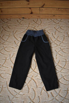 Softshellové kalhoty Unuo s fleecem vel. 116/122