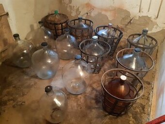 Klasický demižon 50 L a 25 L