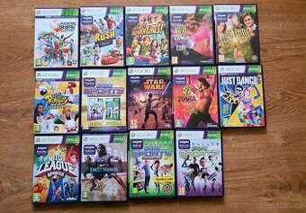 Prodáno dětské hry xbox 360 na kinect i na ovladač