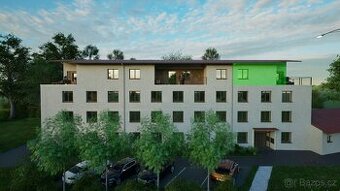 Nový střešní byt 3+kk s velkou terasou - Horská, Litvínov