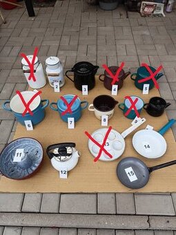 Smaltované nádobí,nádobí-11.