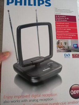Přenosná pokojová anténa Philips