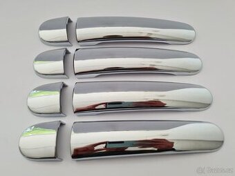 Chromové krytky klučiek ŠKODA VW SEAT