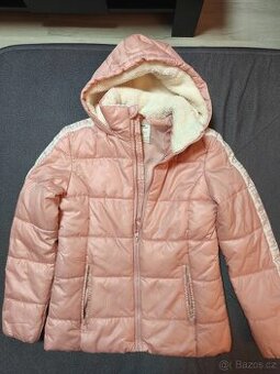 Dívčí zimní bunda + rukavice