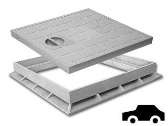 Pojezdový poklop s rámem