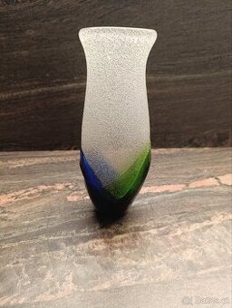 Váza hutní sklo ÚUŘ Praha sklárna Škrdlovice