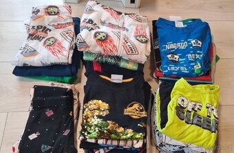 Trika, mikiny, tepláky, bunda 110/116