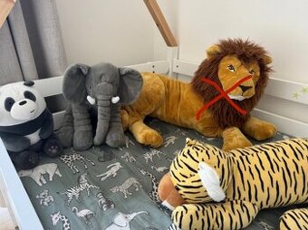 Safari plyšové zvířatka